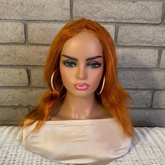 100% Human Hair Wig Ginger - Picture 9 of 10